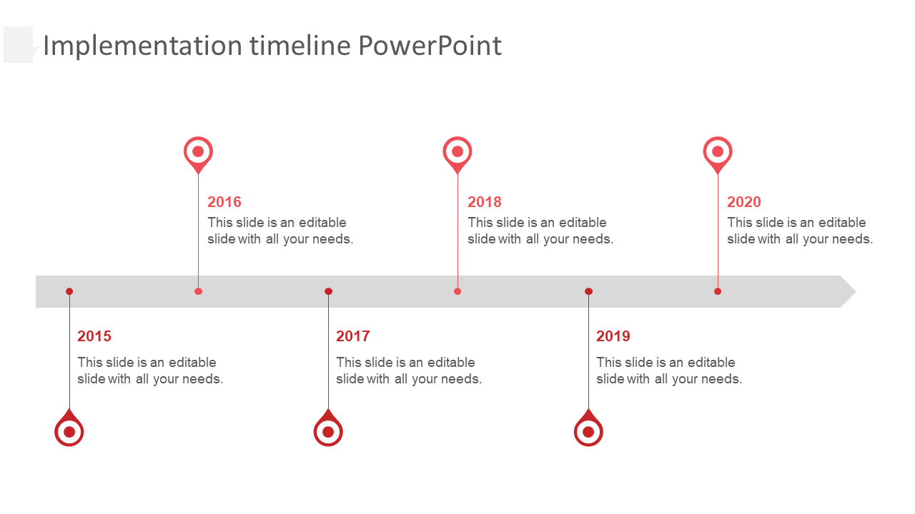 Free - Creative Implementation Timeline PowerPoint Presentation